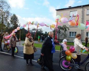 Viļānos izbraukumā devās neparasti transportlīdzekļi