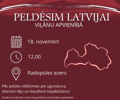 Turpināsim tradīciju! Peldēsim par godu Latvijai!