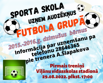 Nāc spēlēt futbolu!