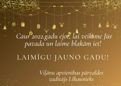 Laimīgu 2022.gadu! 