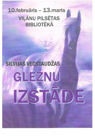 Silvijas Vecstaudžas gleznu izstāde