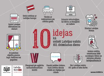 10 idejas, kā svinēt Latvijas valsts svētkus