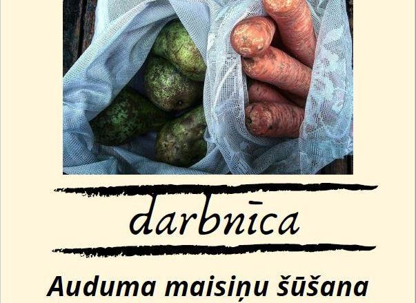 Auduma maisiņu šūšana