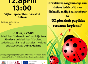 Kā piesaistīt papildus resursus kopienai