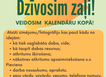 Konkurss "Dzīvosim zaļi!" 